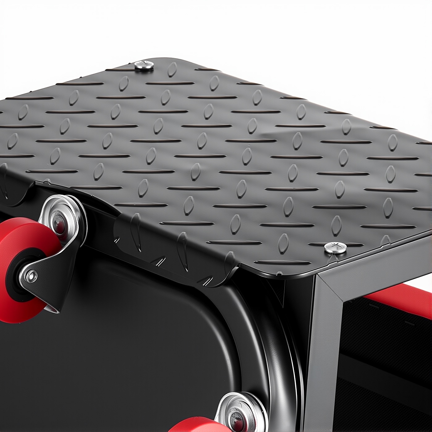 Mechanic Stool Rolling Work Seat With Wheels For Garage Workshop_voghion.com